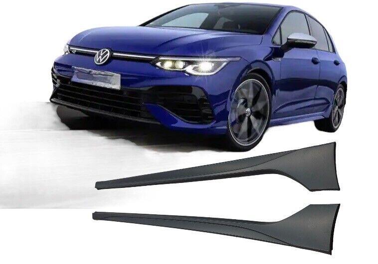 For VW GOLF MK8 R SIDE SKIRT EXTENSIONS FOR R 2019-2023 SKIRTS Set