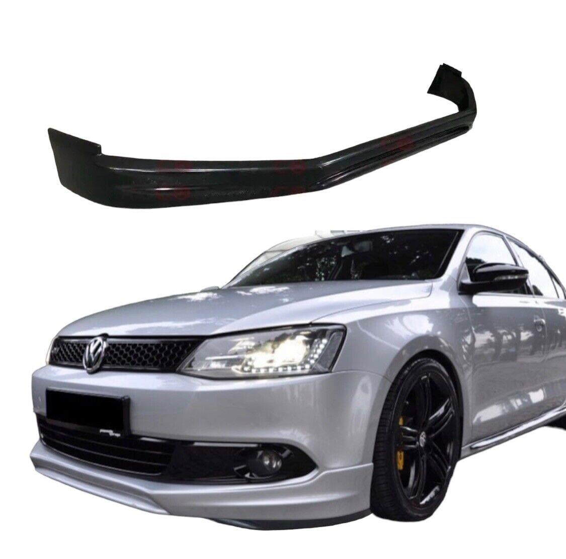 For Vw Jetta Mk6 2010 2014 Front Bumper Lip PLASTIC Unpainted