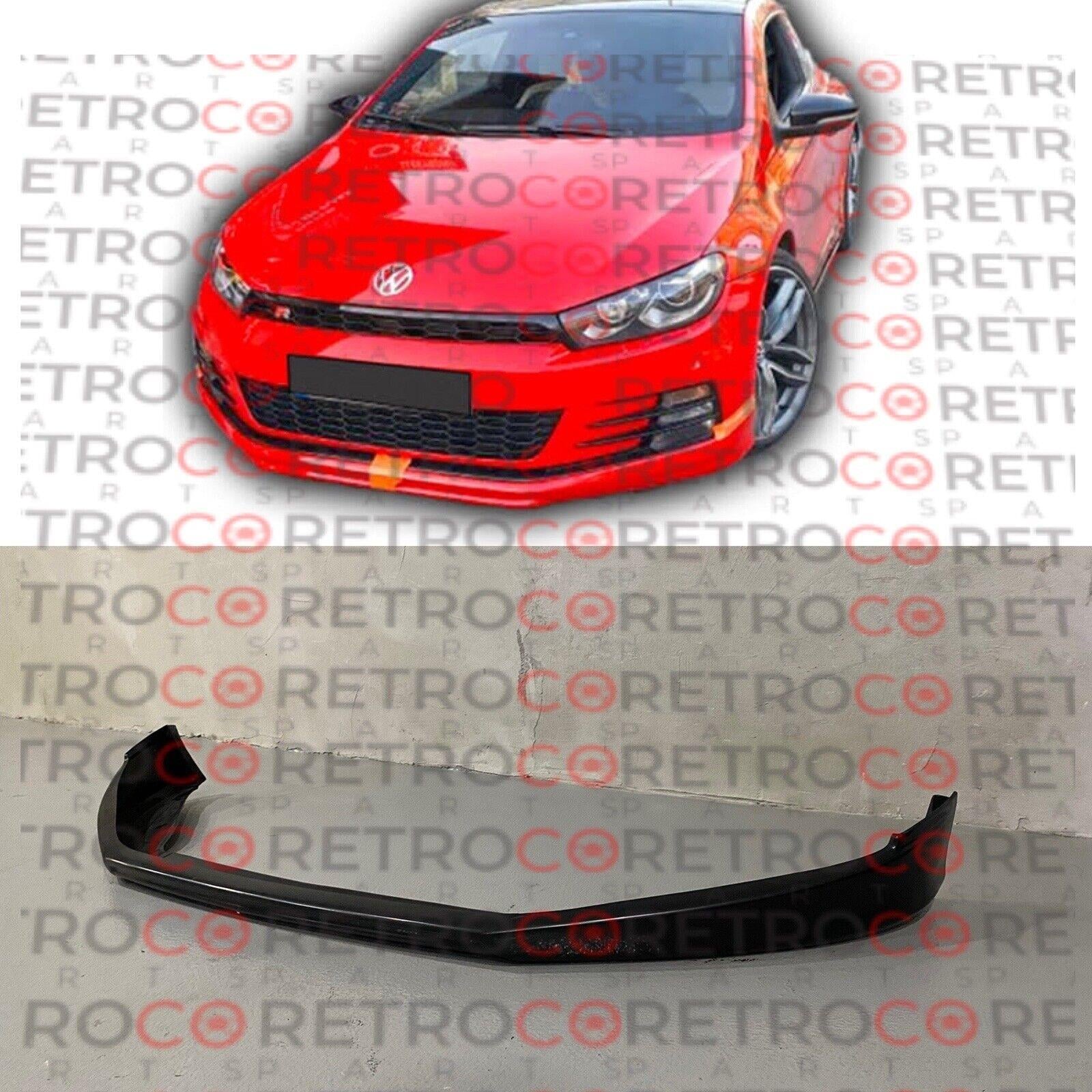 For Vw Scirocco Facelift Front Bumper Lip PLASTIC Unpainted