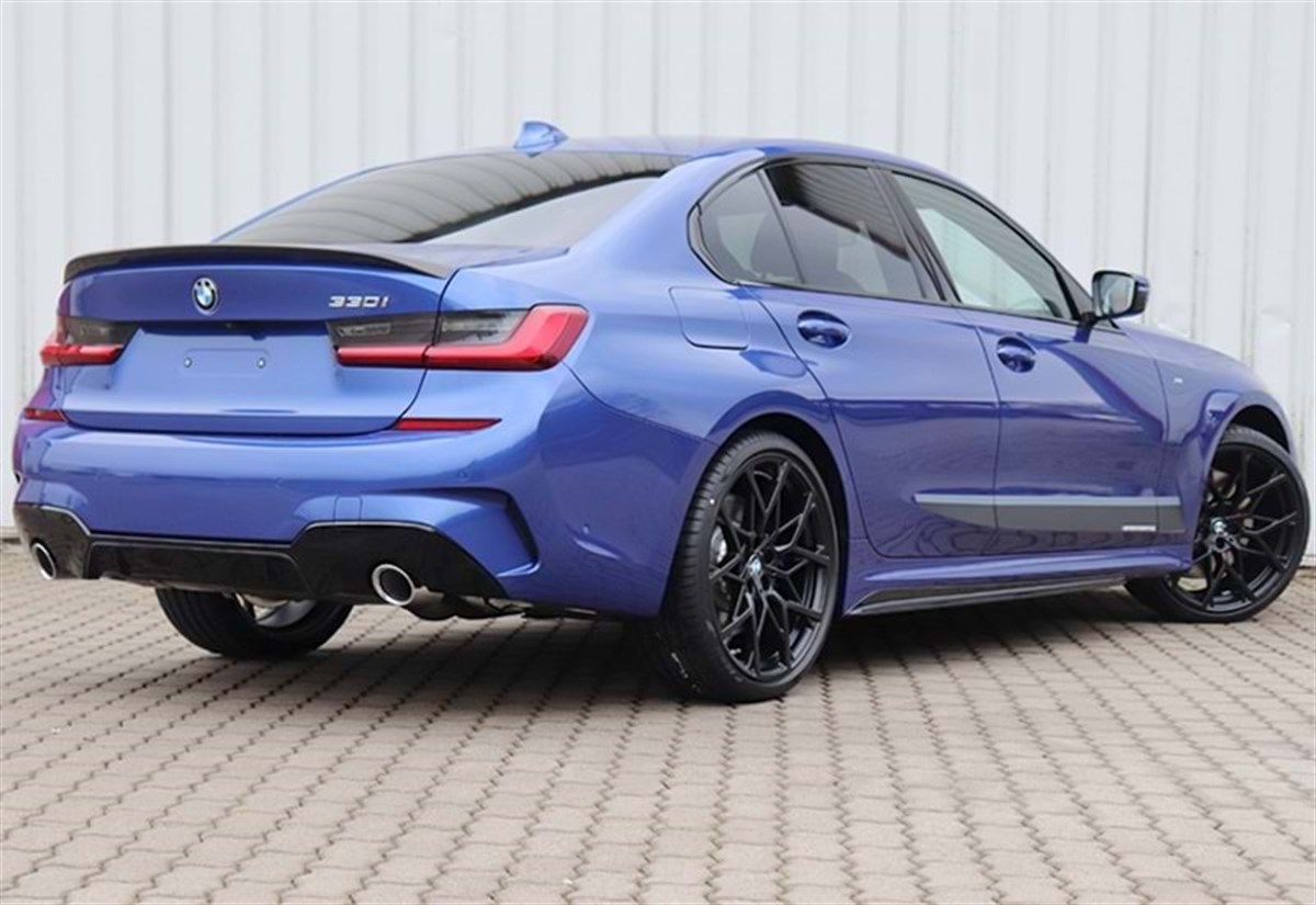 G20 M Performance V1 Rear Trunk Spoiler Piano Black ABS  2019 - UP 2019 After  G20