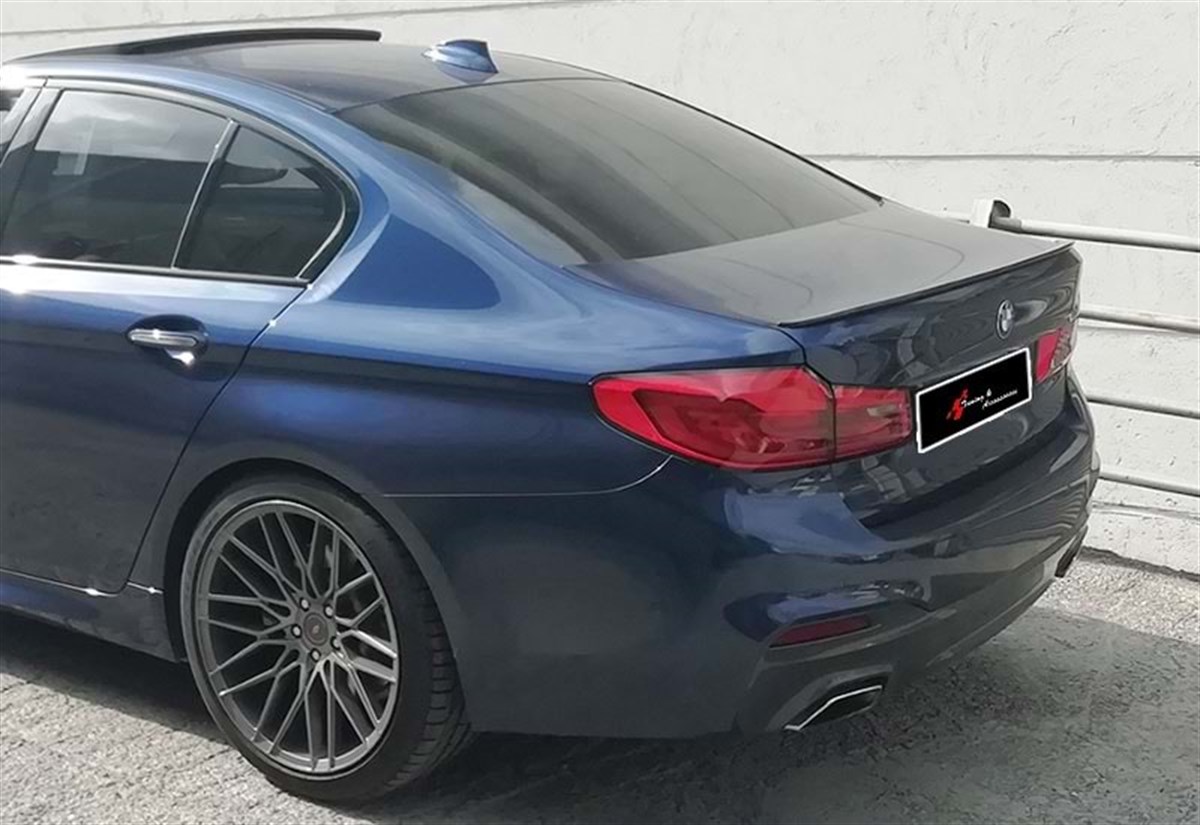 G30 M Performance Rear Trunk Anatomic Spoiler Raw Surface ABS  2017 - 2017 After  G30