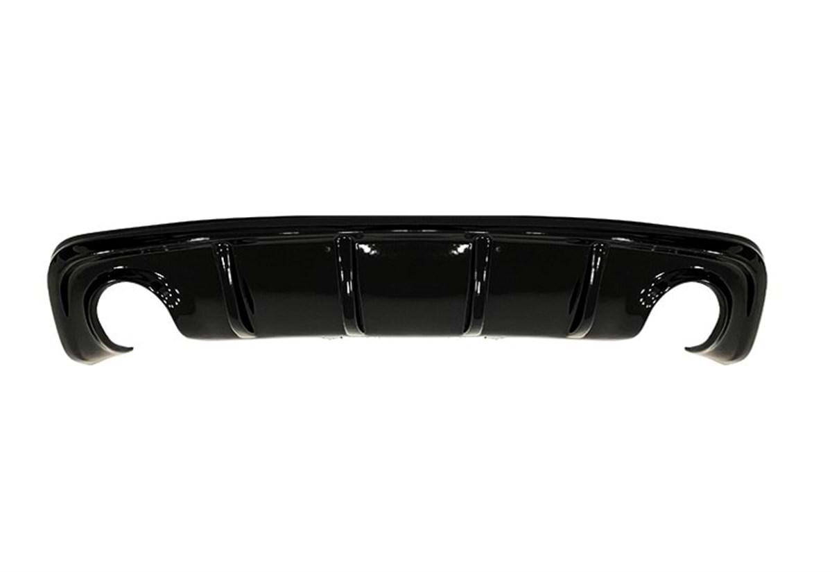 Giulietta Rear Diffuser Left and Right Single Output Piano Black Vacuum Plastic 2010-2020  Giulietta 940