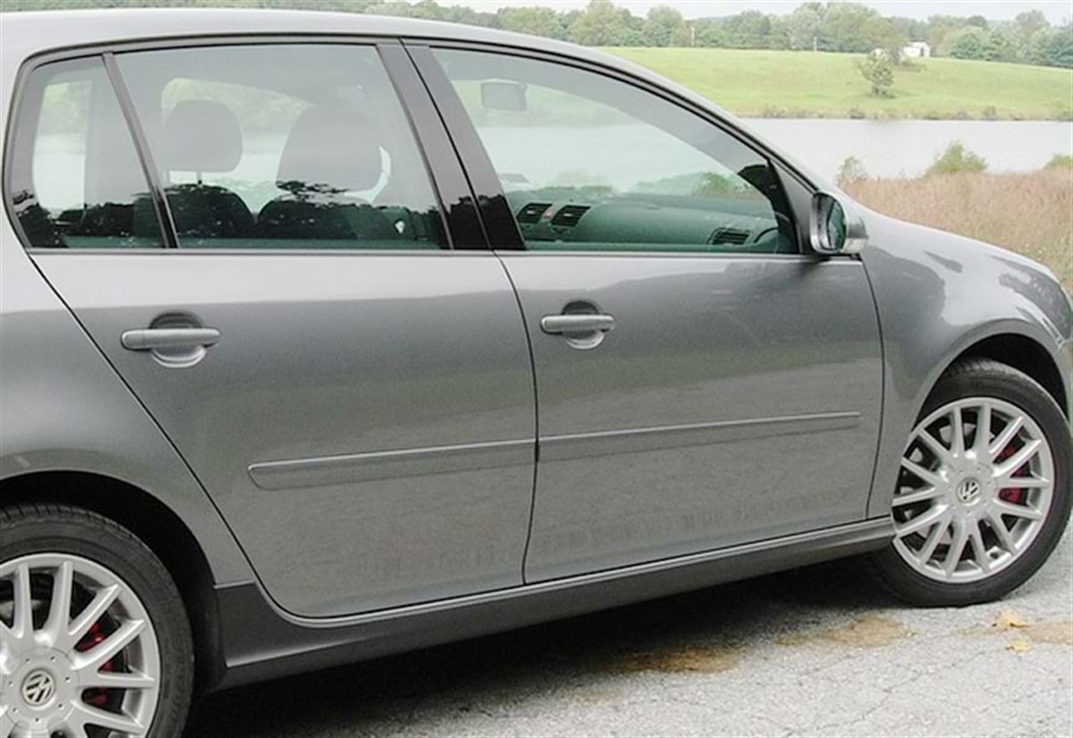 Golf 6 GTI Side Skirts Raw Surface Vacuum Plastic  2008-2012 MK6