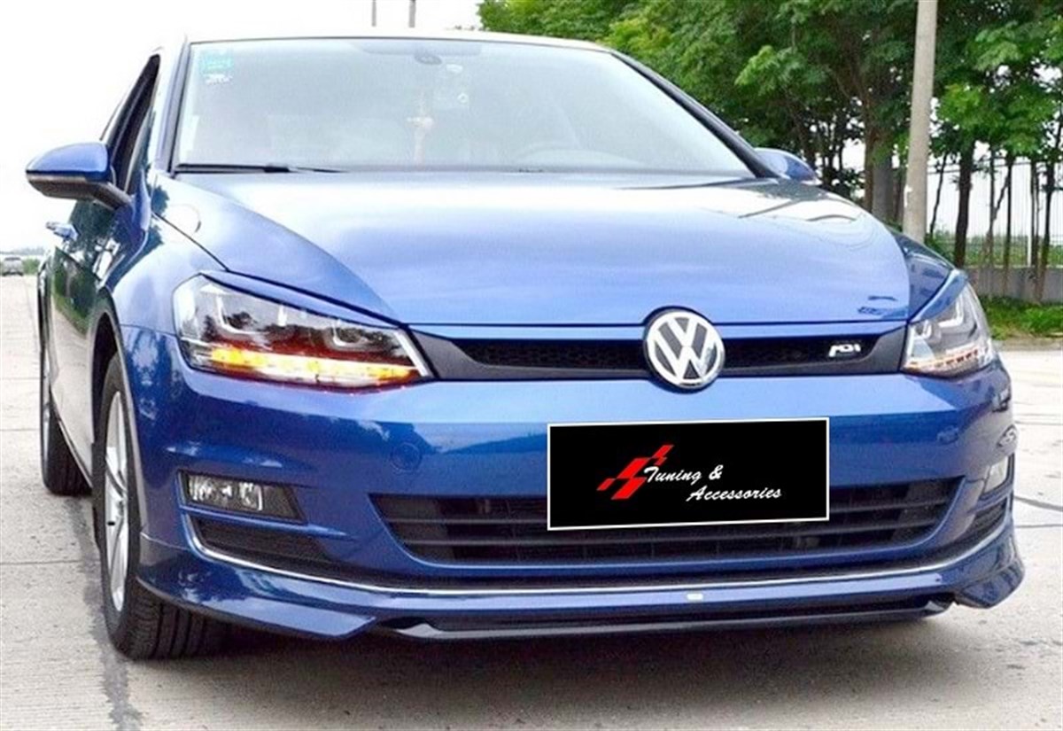 Golf 7 ABT Model Front Lip Raw Surface Vacuum Plastic  2012-2017 mk7