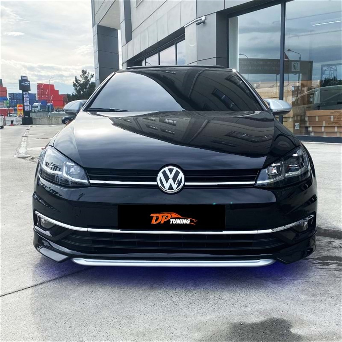 Golf 7 FL ABT Model Front Lip Raw Surface Vacuum Plastic  2017-2019 mk7 fl