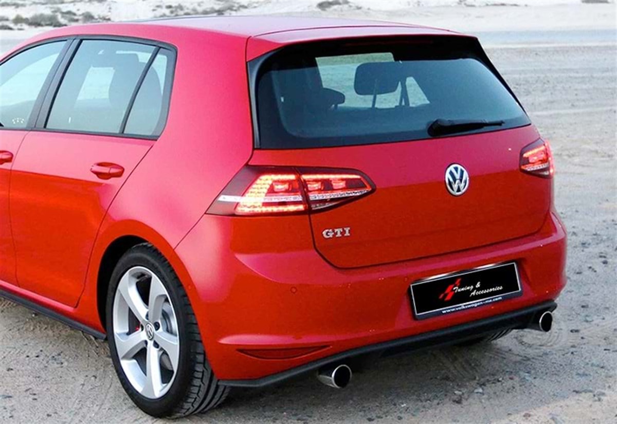 Golf 7 GTI Rear Roof R Highline 4 Pieces Spoiler Raw Surface ABS  2012-2019 2012-2019  Mk7 - Mk7 FL