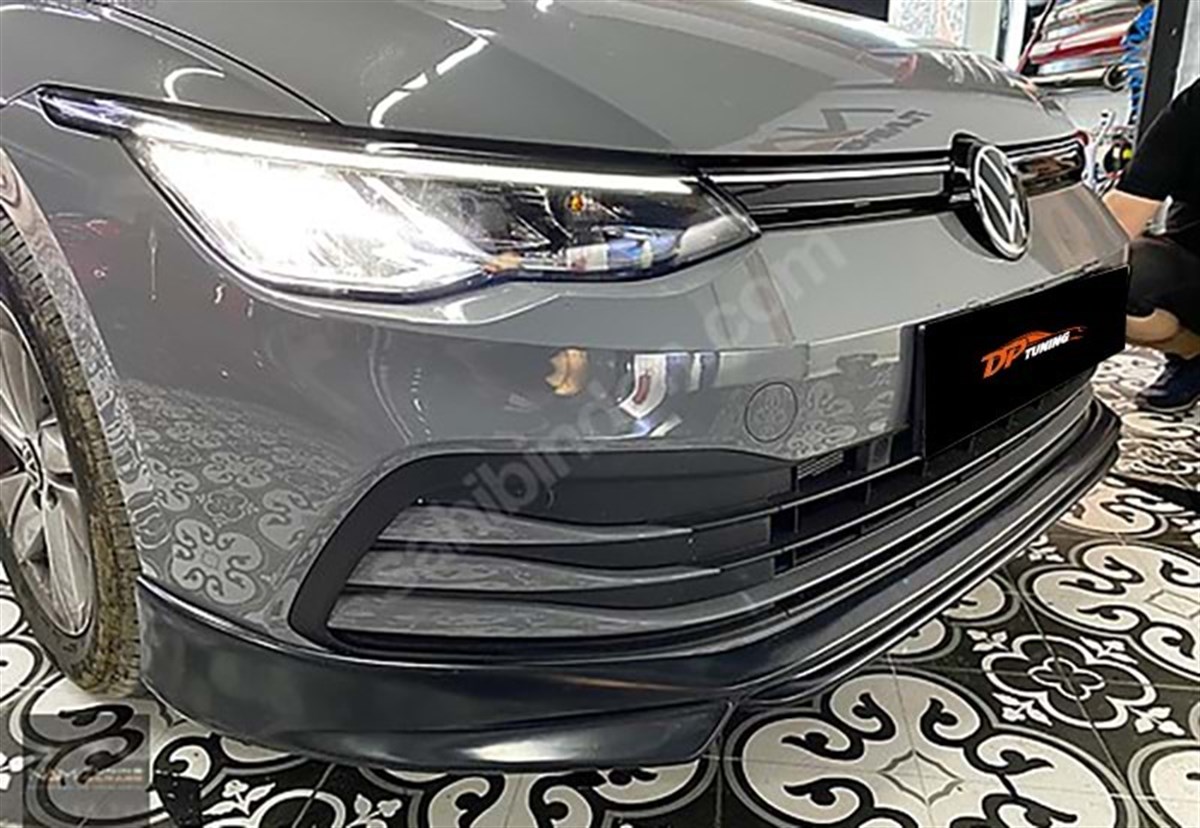 Golf 8 Front Lip Raw Surface Vacuum Plastic  2019 - 2012 - 2017  Mk7
