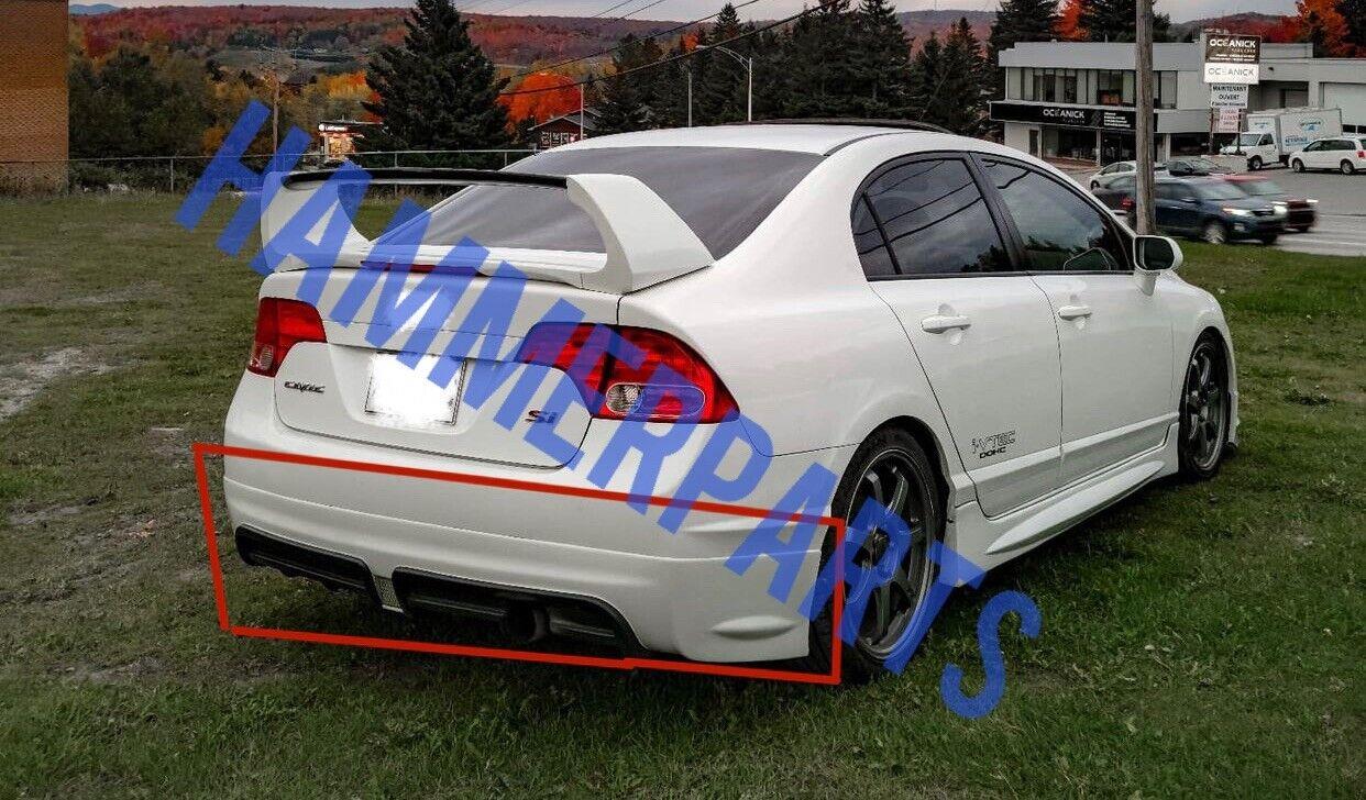 Honda Civic FD6 Fa5 Fd1 (2006-2011) Mugen RR Style Rear Bumper Diffuser 