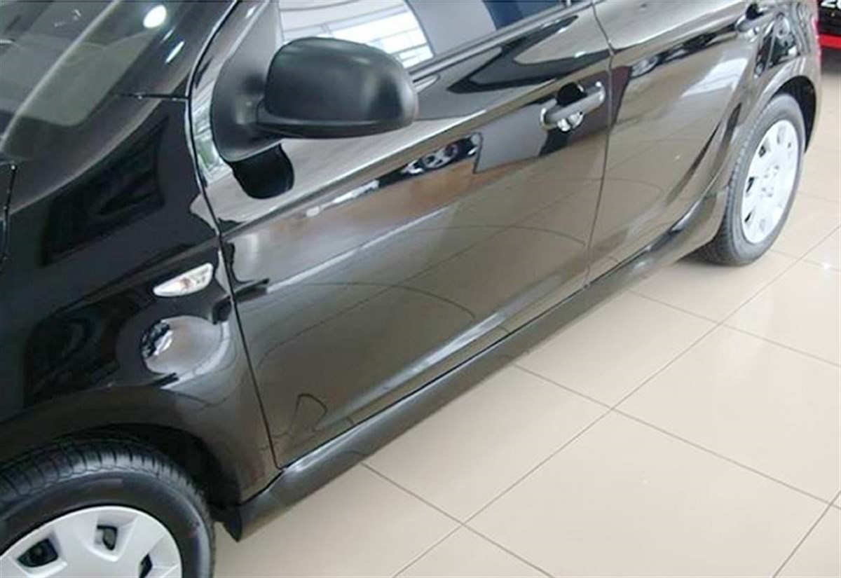 i20 Twin Side Skirts Raw Surface Vacuum Plastic  2008-2014 PB