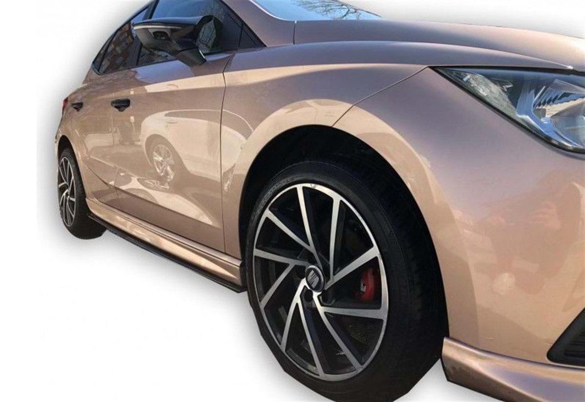 İbiza MK5 Aero Side Skirts Raw Surface Vacuum Plastic  2017 Later MK5 (KJ)