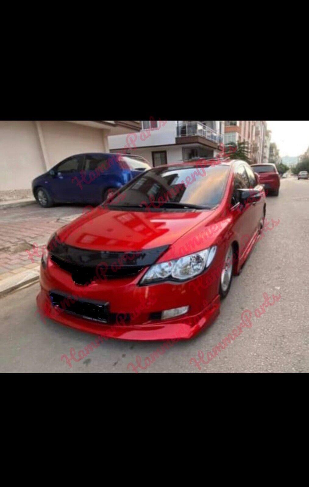 JDM For Acura Csx Fd2 Front Bumper Lip Type R STYLE PLASTIC 2006 2009 Unpainted 