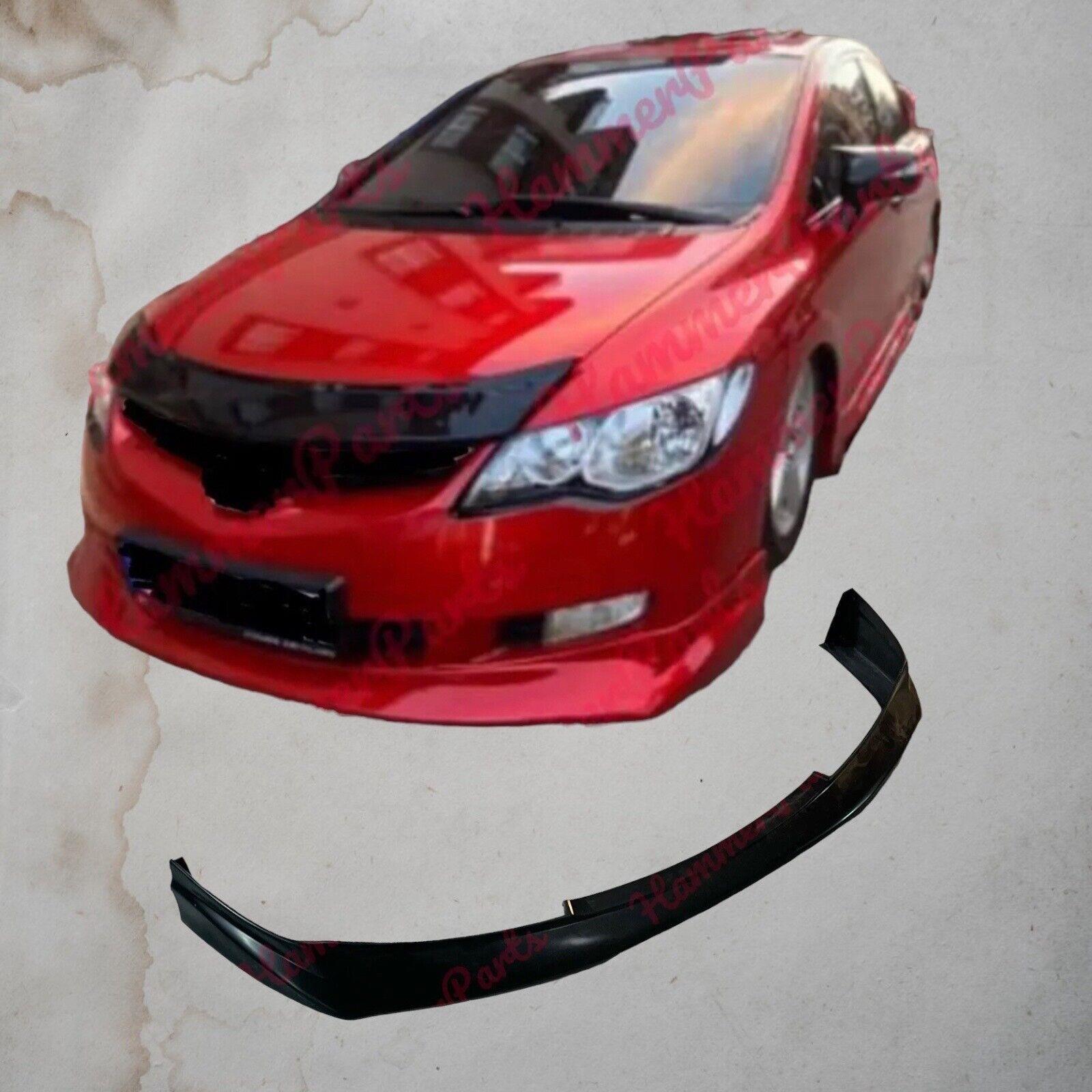JDM HONDA Civic Fd Front Bumper Lip Type R STYLE PLASTIC 2006 2009