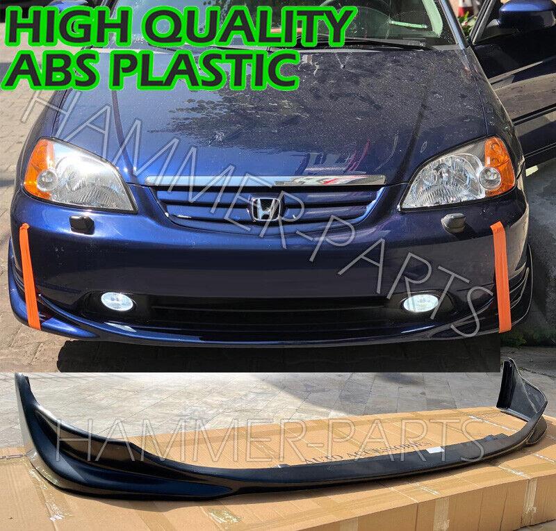 JDM HONDA Civic VTEC2 2001 2002 2003 Front Bumper Lip S2000 STYLE PLASTIC ABS
