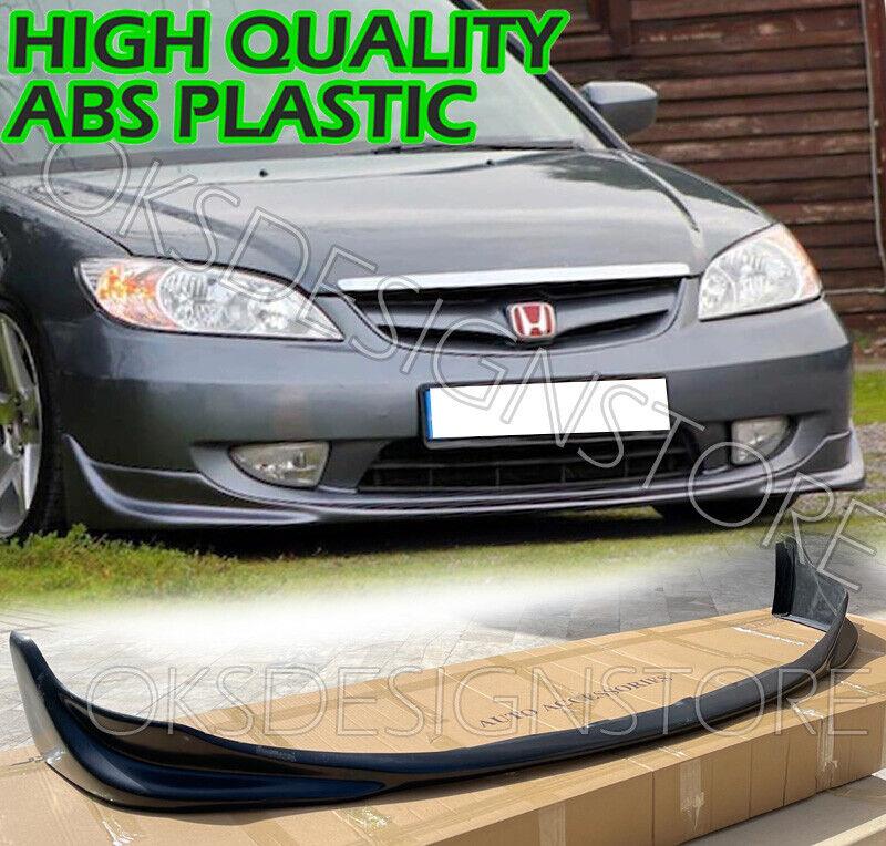 JDM HONDA Civic VTEC2 2004 2005 2006 Front Bumper Lip S2000 STYLE PLASTIC