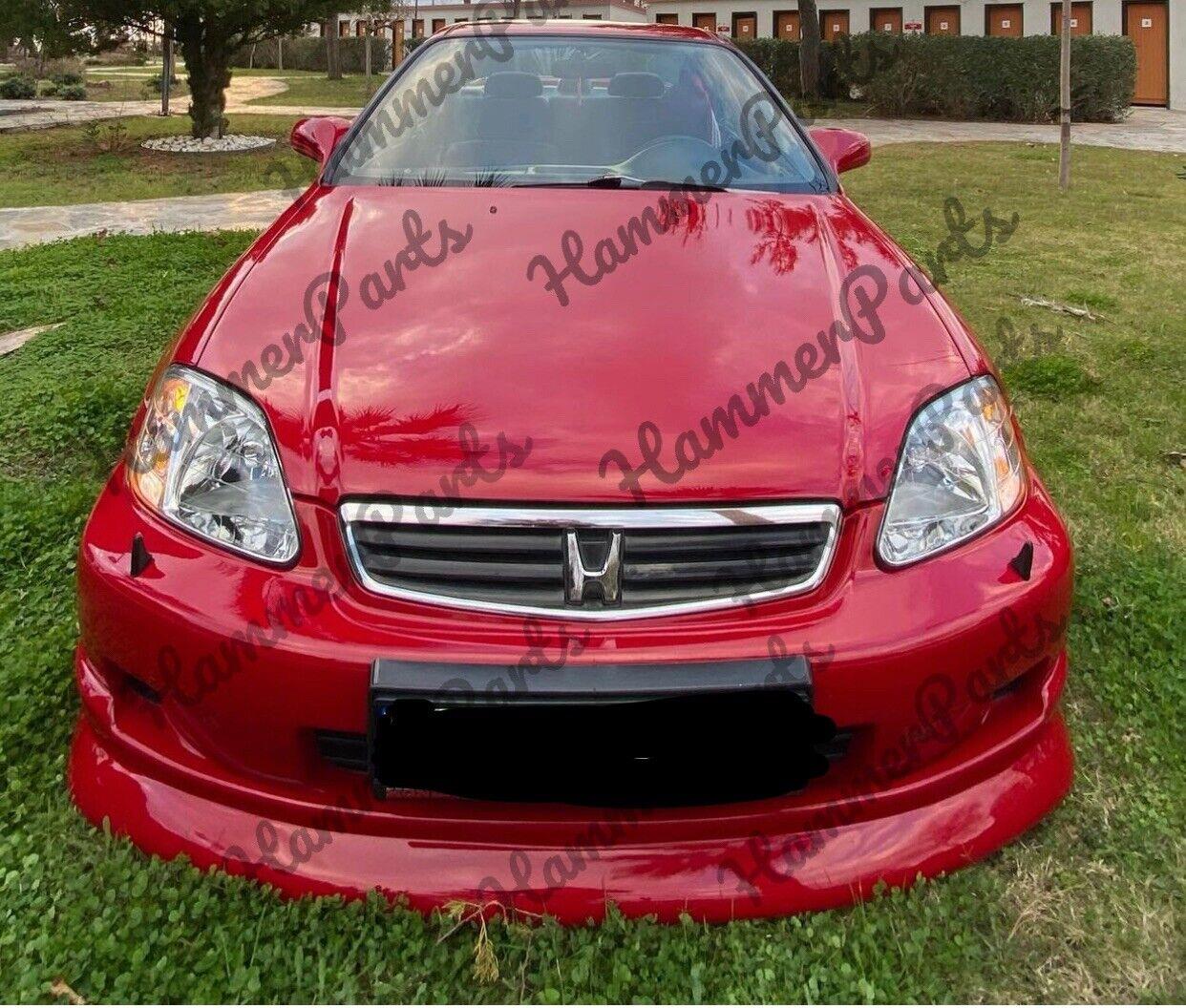 JDM HONDA CS Civic EK2 sedan hatchback 1999-2001 Front Bumper Lip PLASTIC ABS
