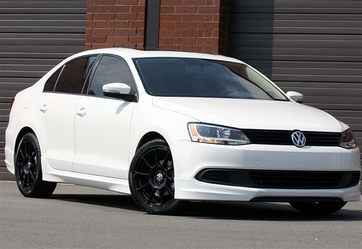 Jetta Mk6 R Line Side Skirts Raw Surface Vacuum Plastic  2010-2018 Mk6 - Mk6 FL