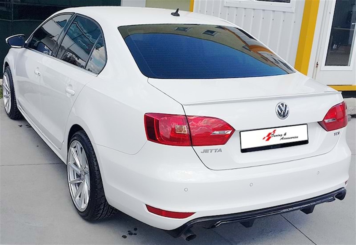 Jetta Mk6 Rear Trunk Anatomic Spoiler Raw Surface ABS  2010-2018 Mk6 - Mk6 FL