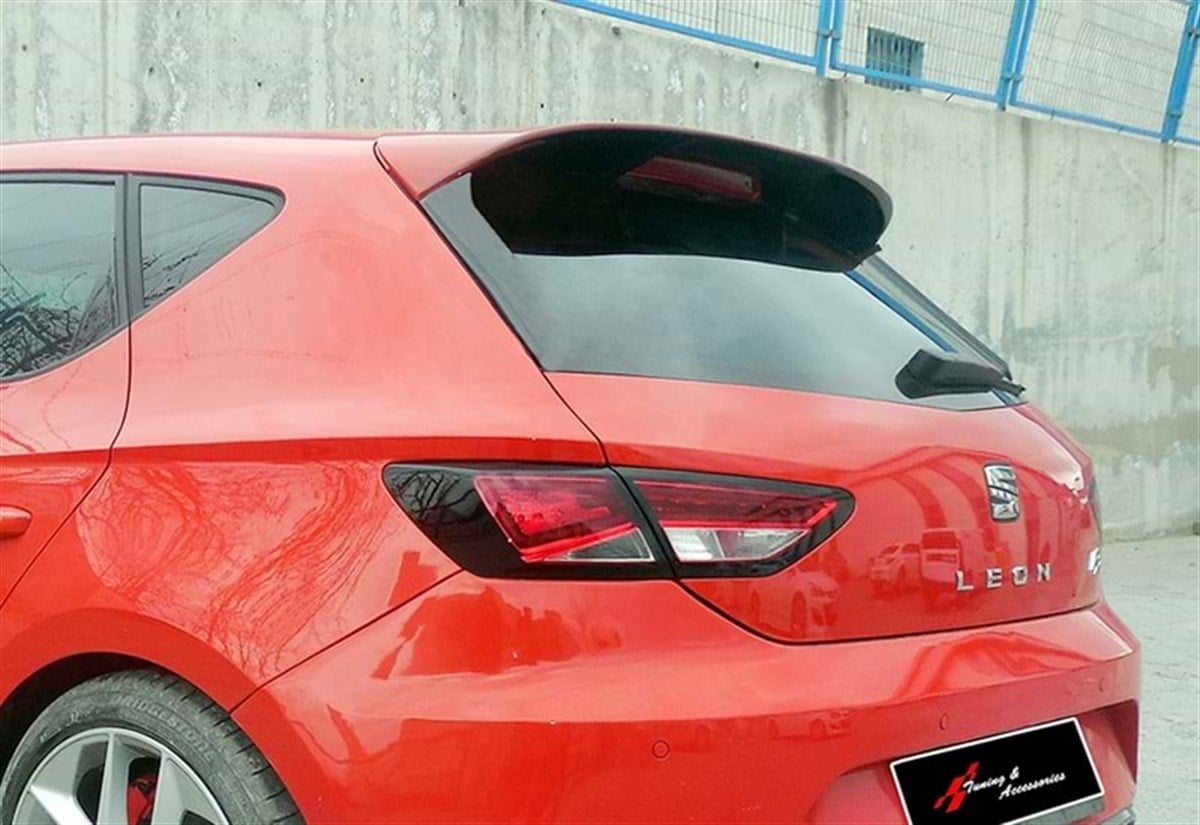 Leon Mk3 Rear Spoiler Side Flaps FR Raw Surface ABS  2012-2020