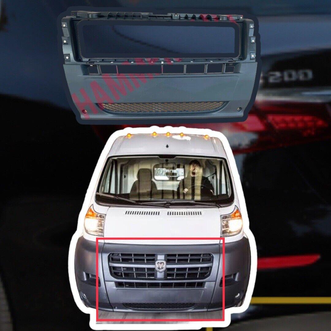 New Fits 2014-2021 Ram ProMaster 1500 2500 3500 Front Bumper Cover Center Lower