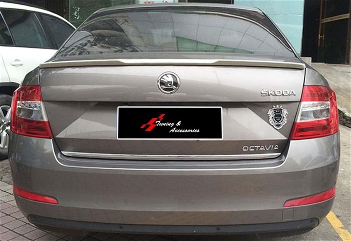 Octavia Mk3 Rear Trunk F80 Spoiler Raw Surface ABS  2013-2020 2013-2020  Mk3 - Mk3 FL