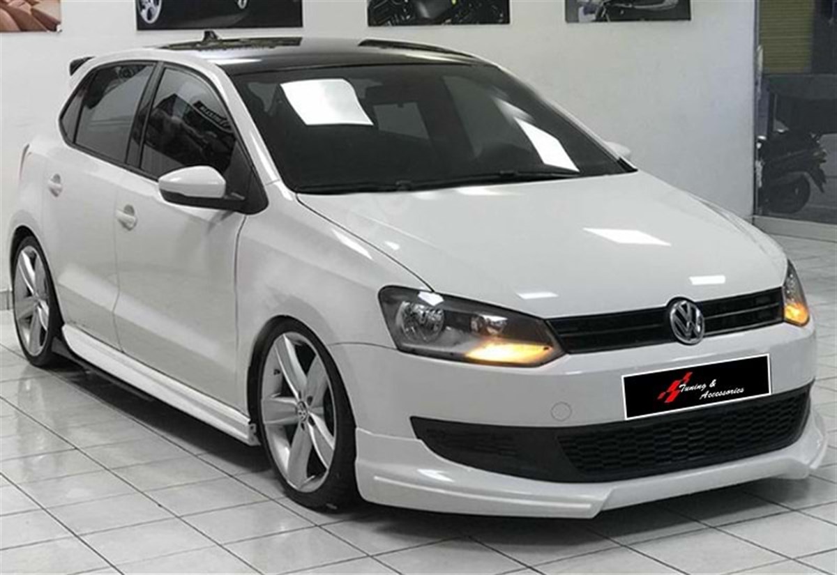 Polo Mk5 Aero Side Skirts Raw Surface Vacuum Plastic  2009-2017 Mk5 - Mk5 FL