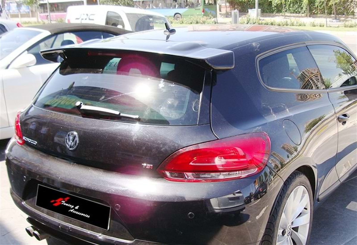 Scirocco R Cup Roof Spoiler Spoiler Primered Fiberglass  2008-2013 mk3