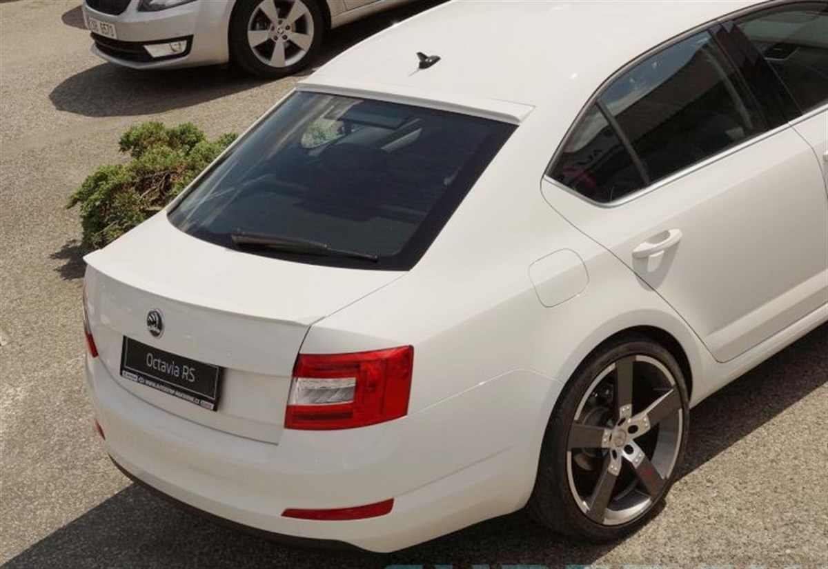 Skoda Octavia 2013 Mk33.5 - Spoiler, Trunk, Oem St. Anatomik, Raw Material, ABS 2013-2020  Mk3 - Mk3 FL