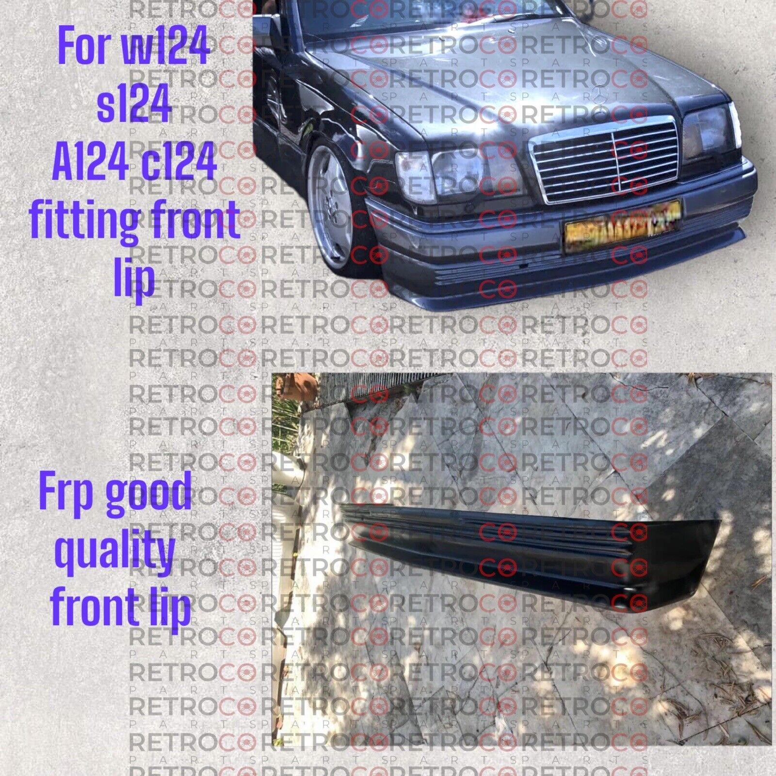 W124 C124 A124 S124 Mercedes Front Frp Lip Splitter For Zender Type