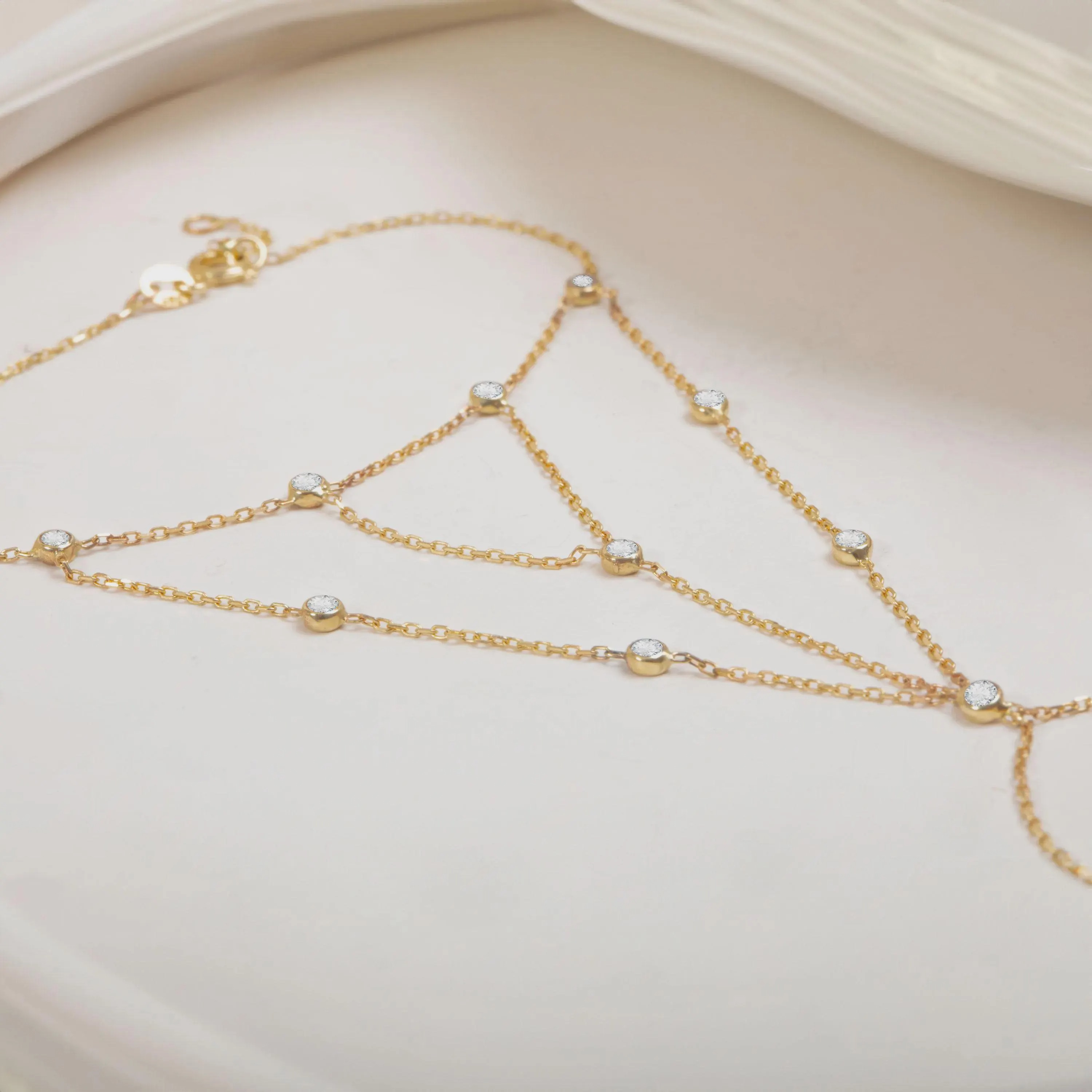 0.50 Karat Pırlanta Altın Şahmeran Bileklik