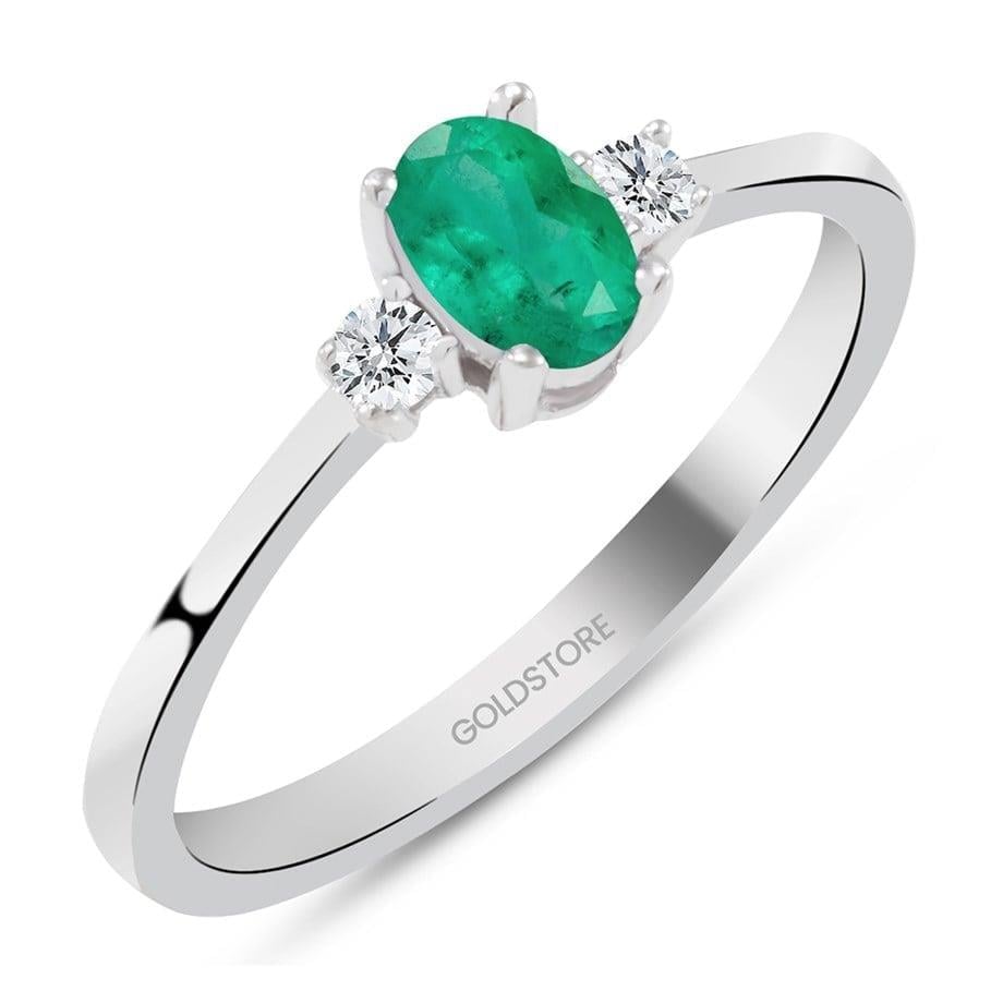 Solid Gold 0.1 ct Diamond Fancy Ring