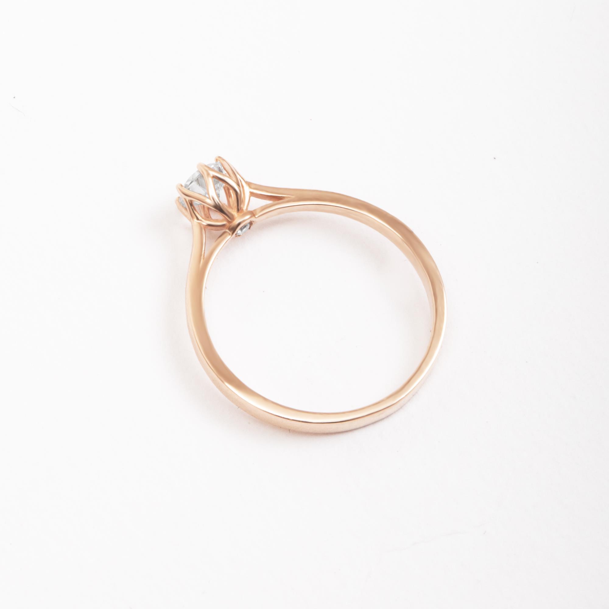 Solid Gold 6 Prong Ring