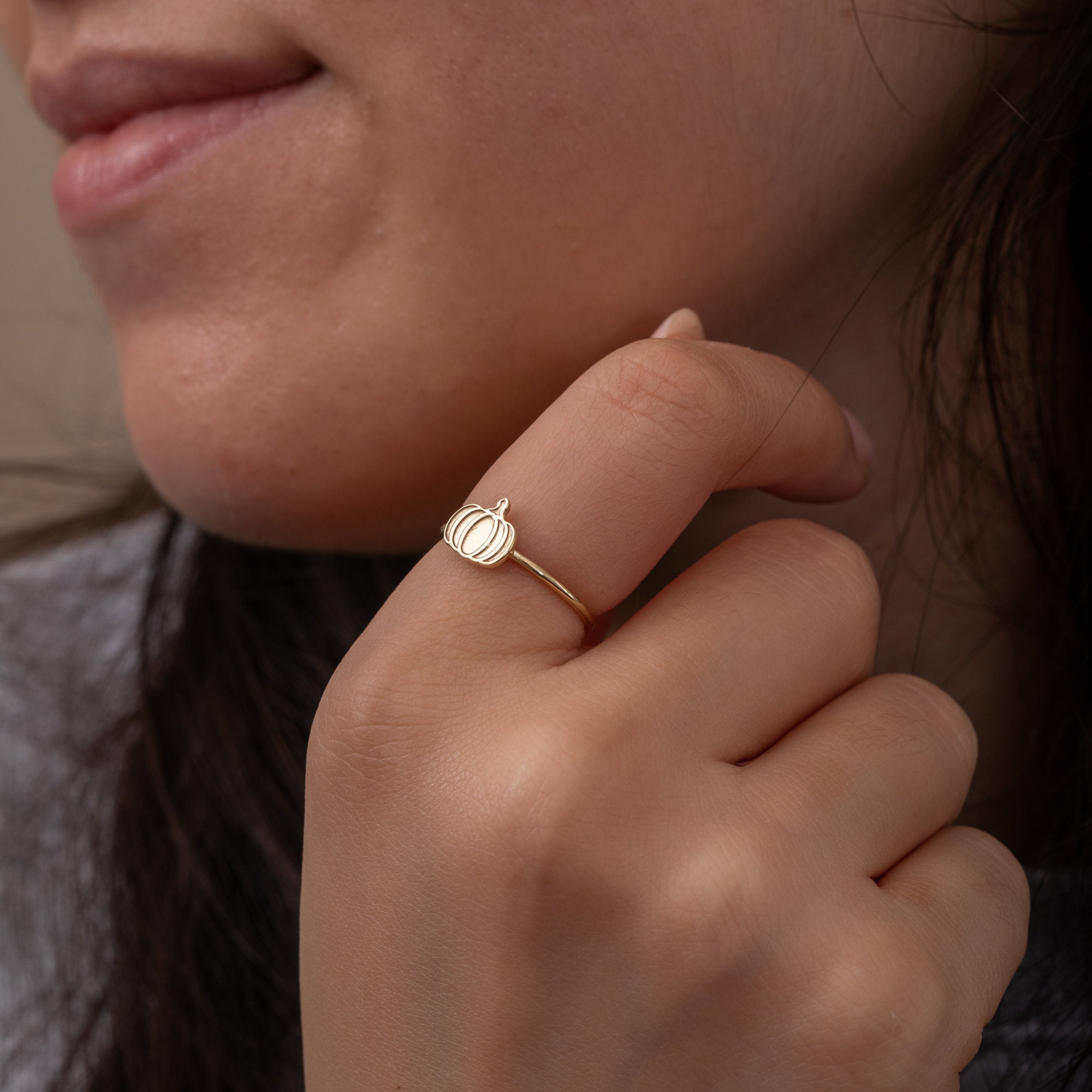 Gold Pumpkin Ring