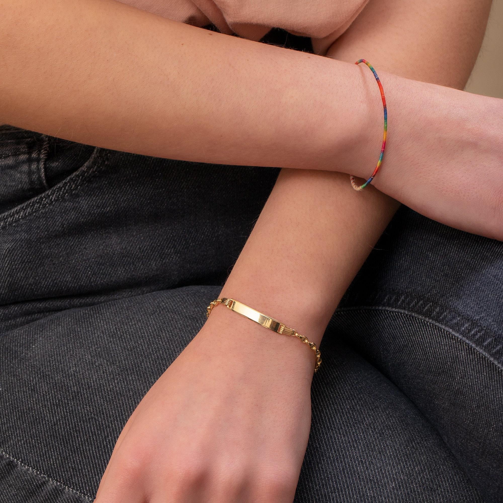 Gold Personalized BabyID Bracelet