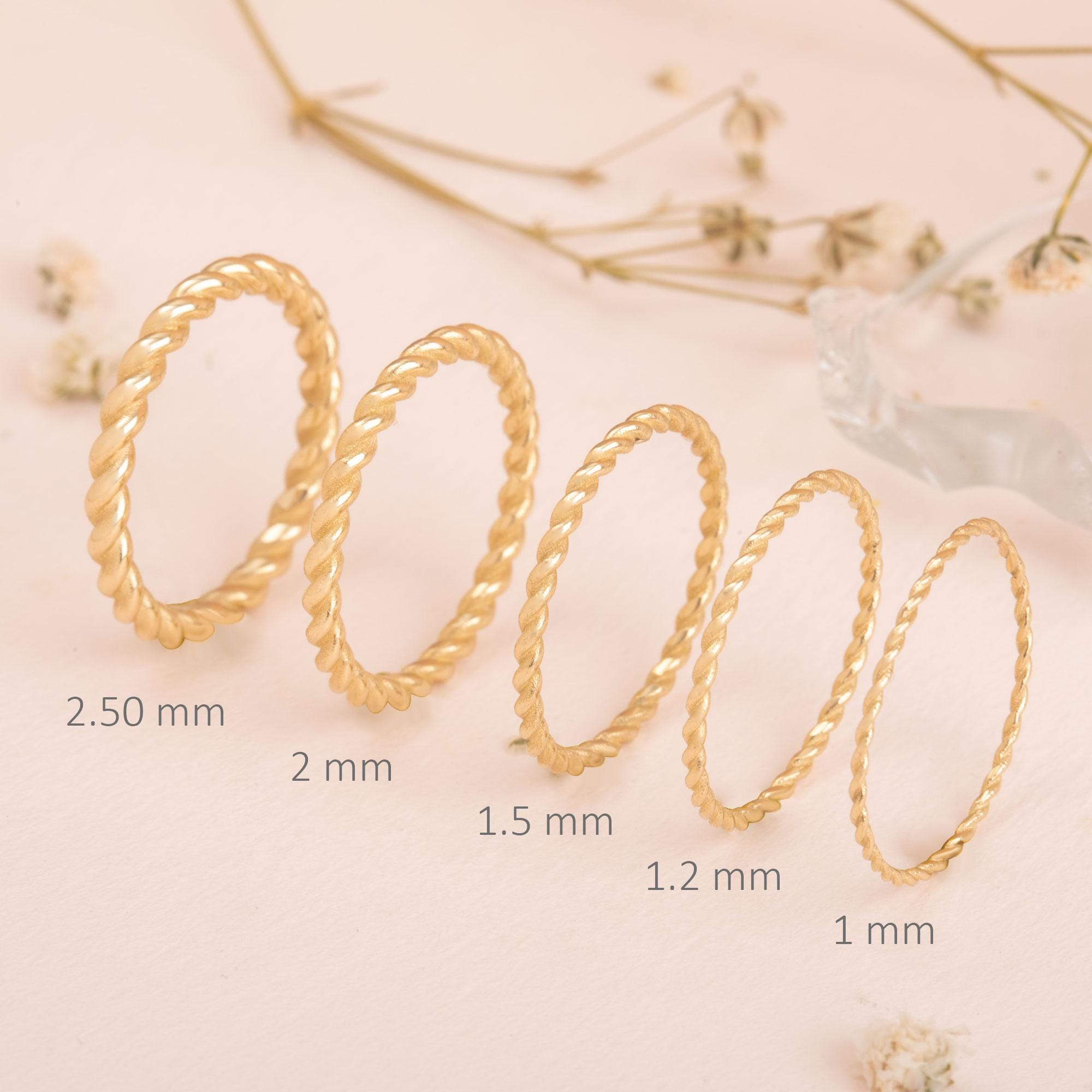 Gold Twisted Rope Ring