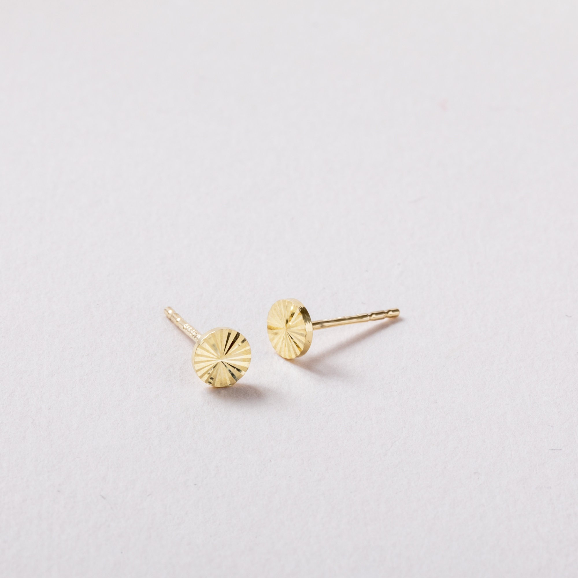 Gold Sunbeam Earrings