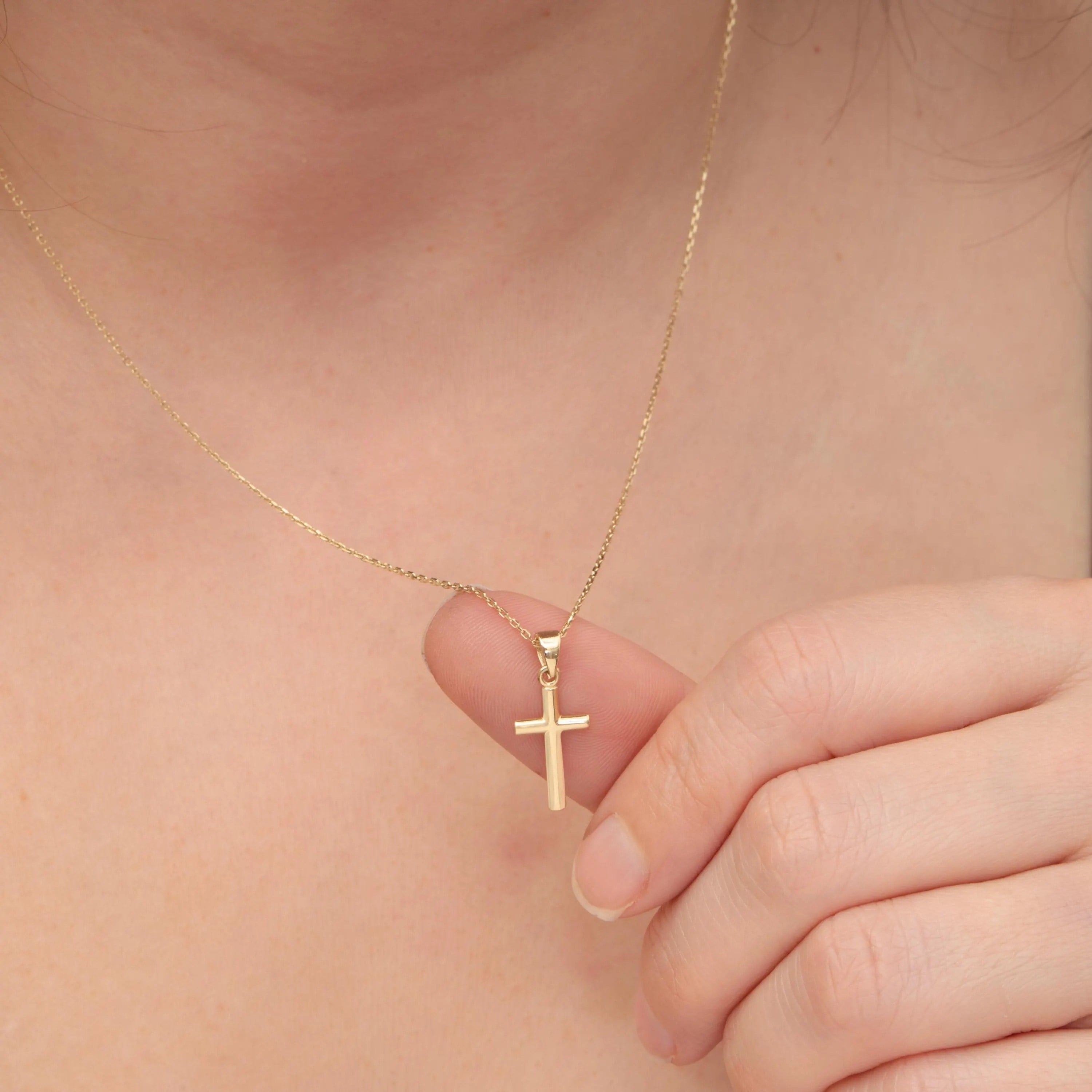 Gold Cross Necklace