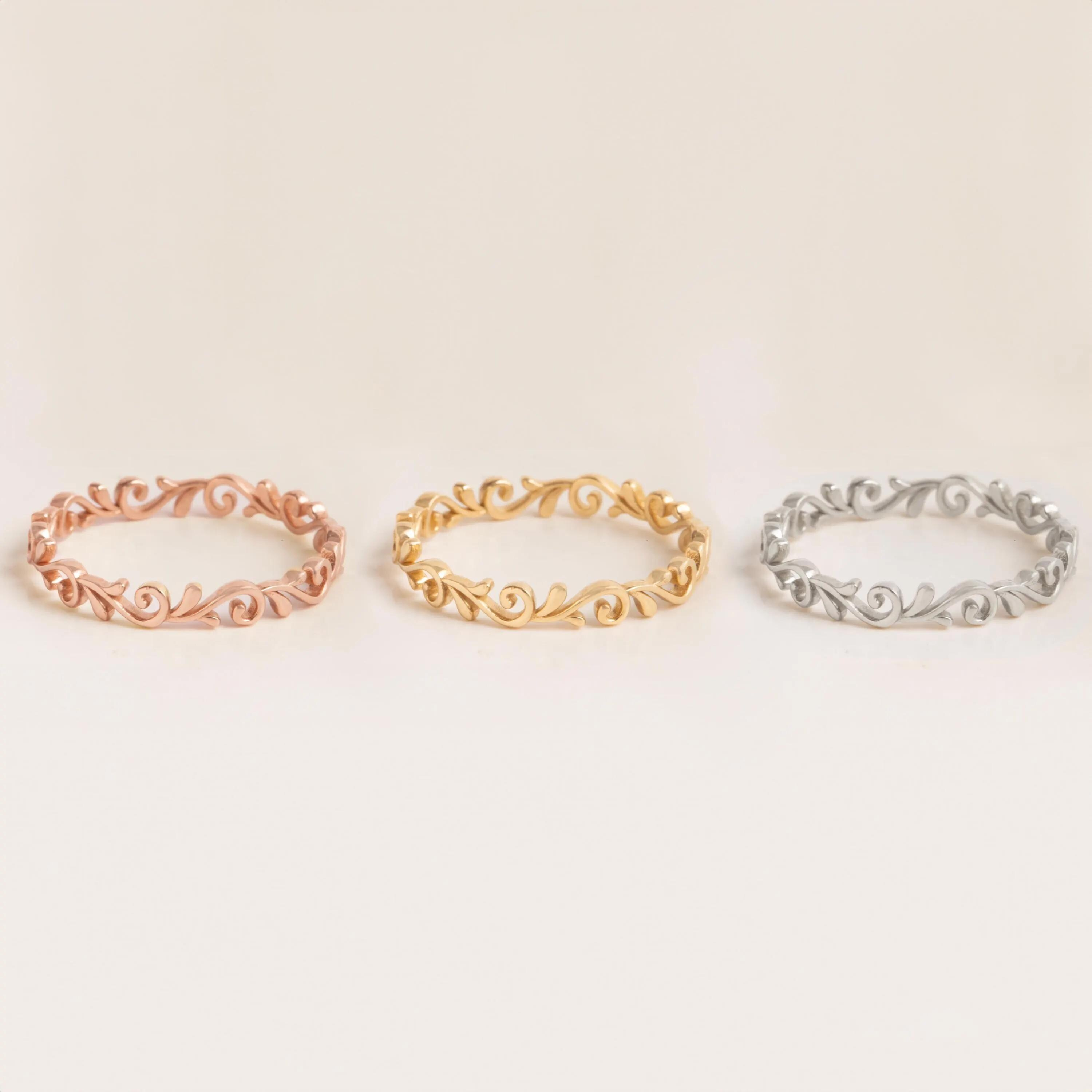 Gold Leaf Vine Band