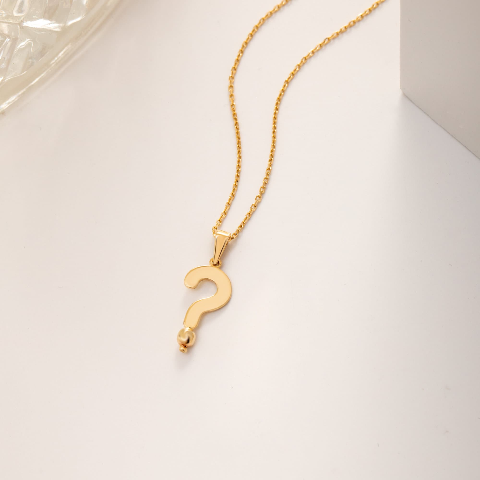Gold Question Mark Necklace