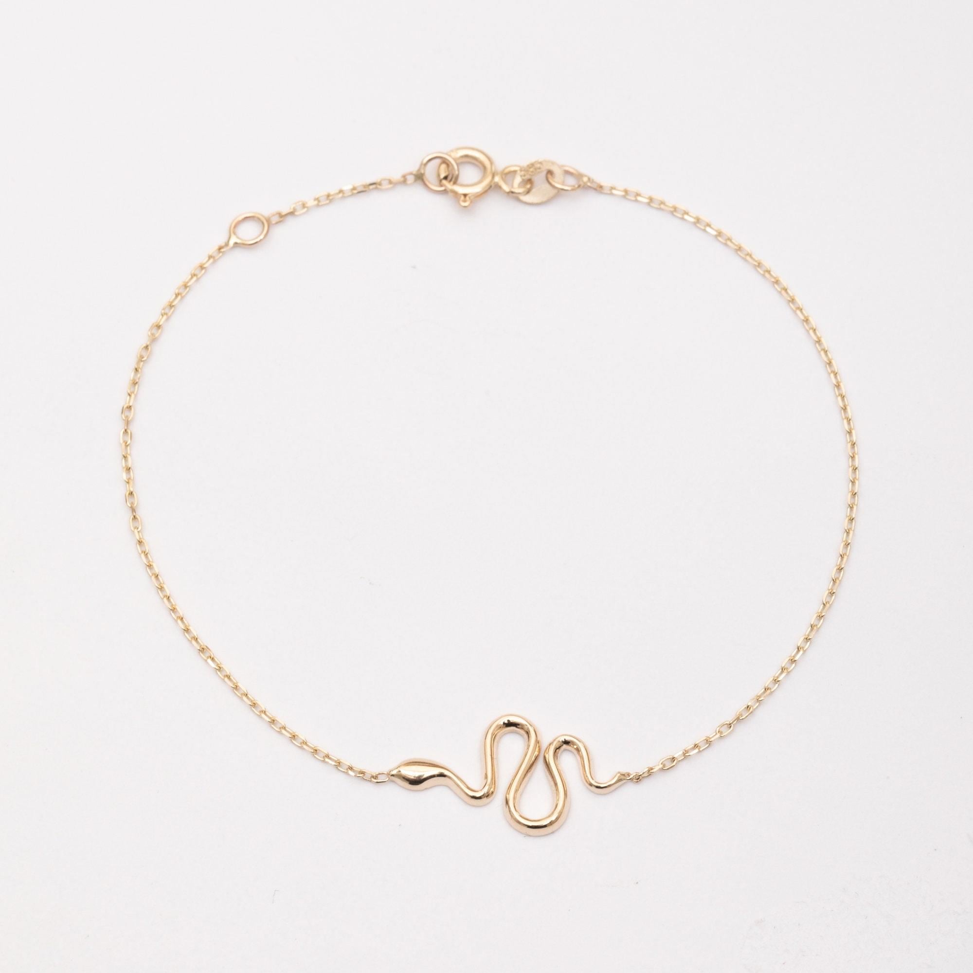 Gold Snake Bracelet
