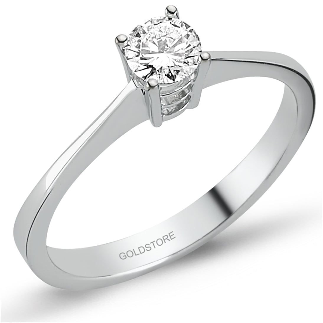 Goldstore-0.29 ct. Pırlanta Tektaş Yüzük