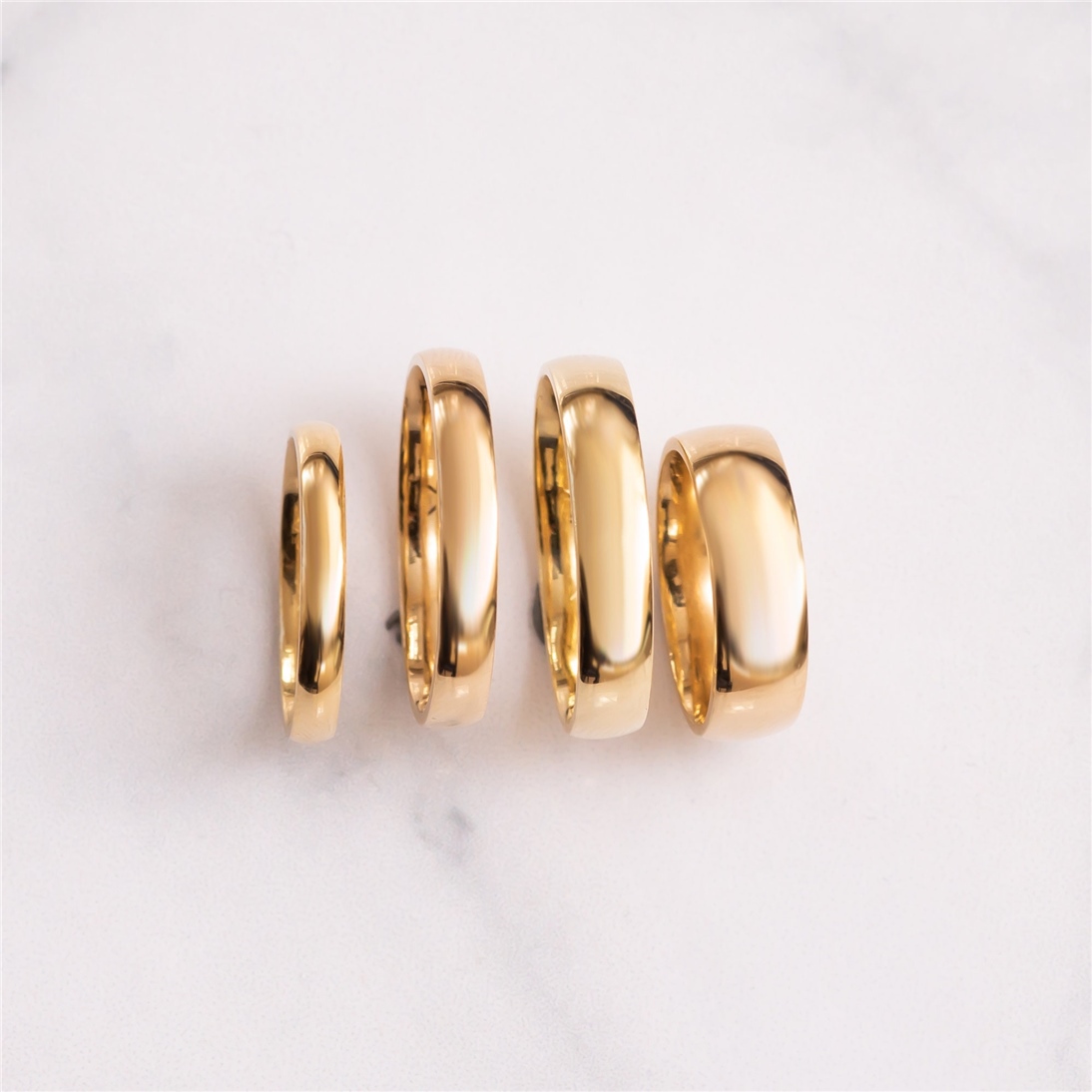 Solid Gold 3mm Wedding Band