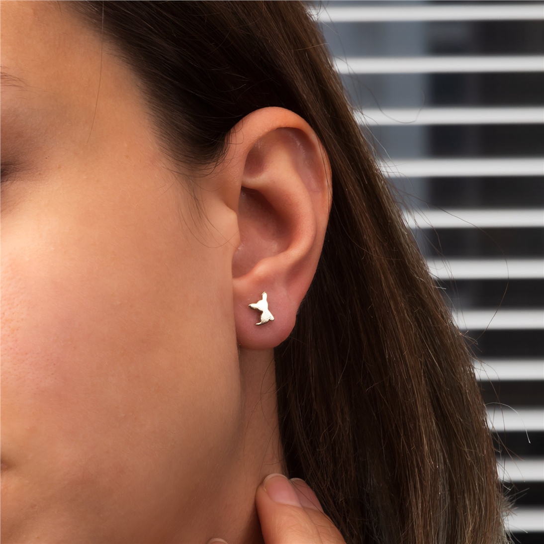 Altın Hayvan Figürlü Küpe