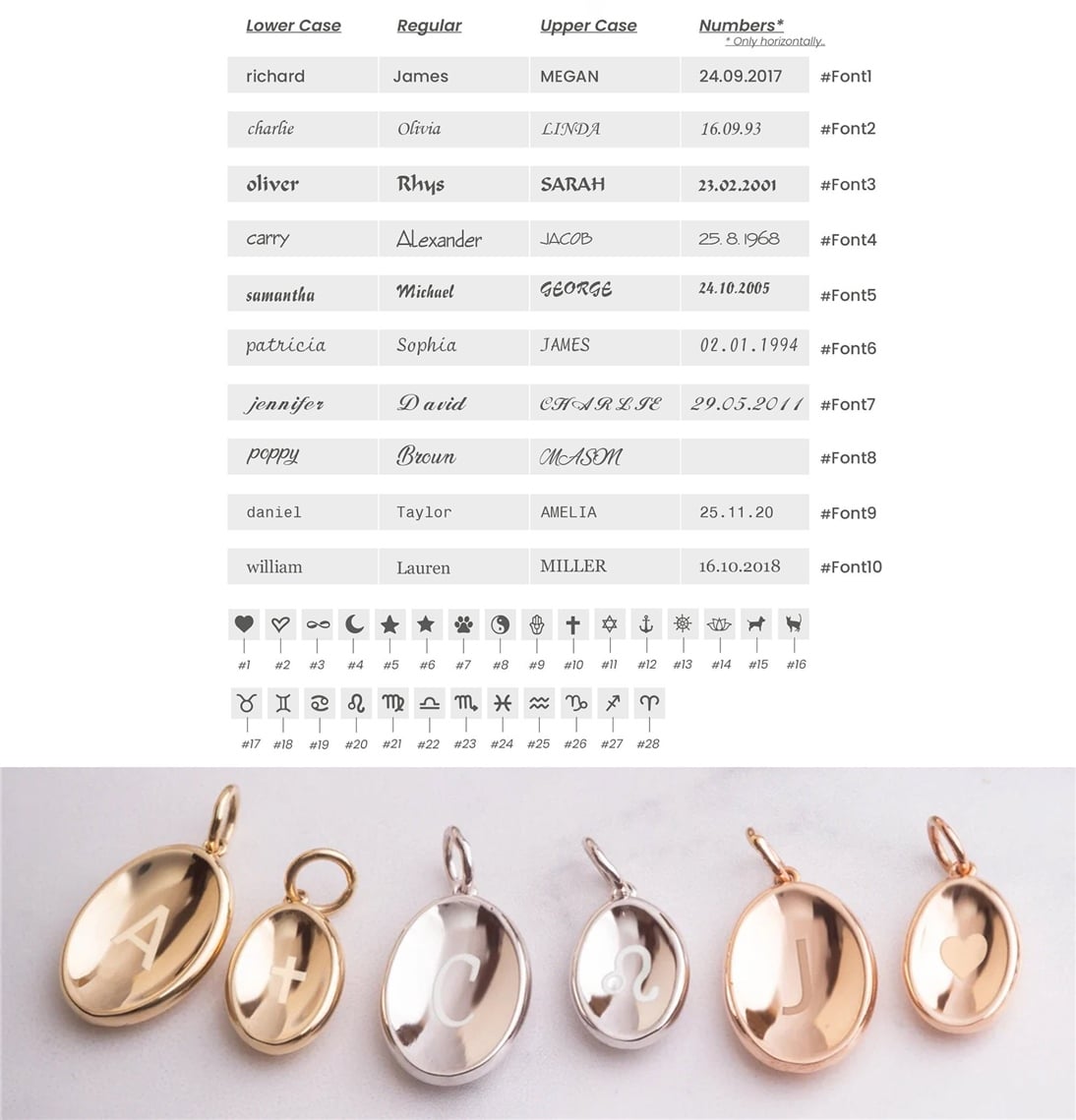 Solid Gold Protection Mirror Necklace