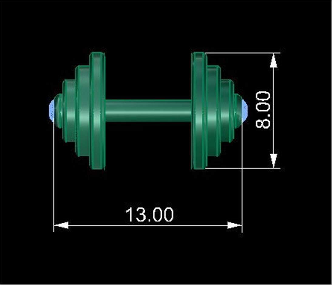 Altın Dumbell Kolye