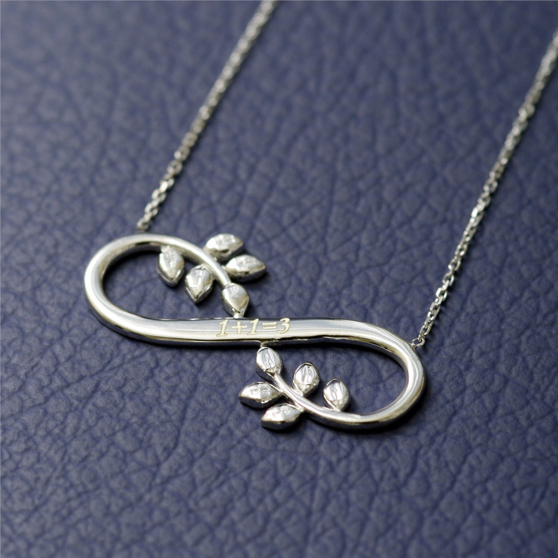 Solid Gold Infinity Necklace