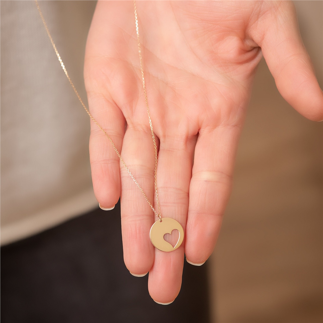 Altın Anne Çocuk İsimli Kolye