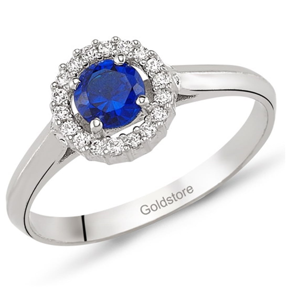 Solid Gold Cluster Ring