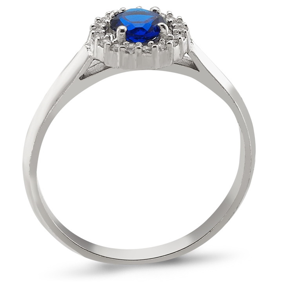 Solid Gold Cluster Ring