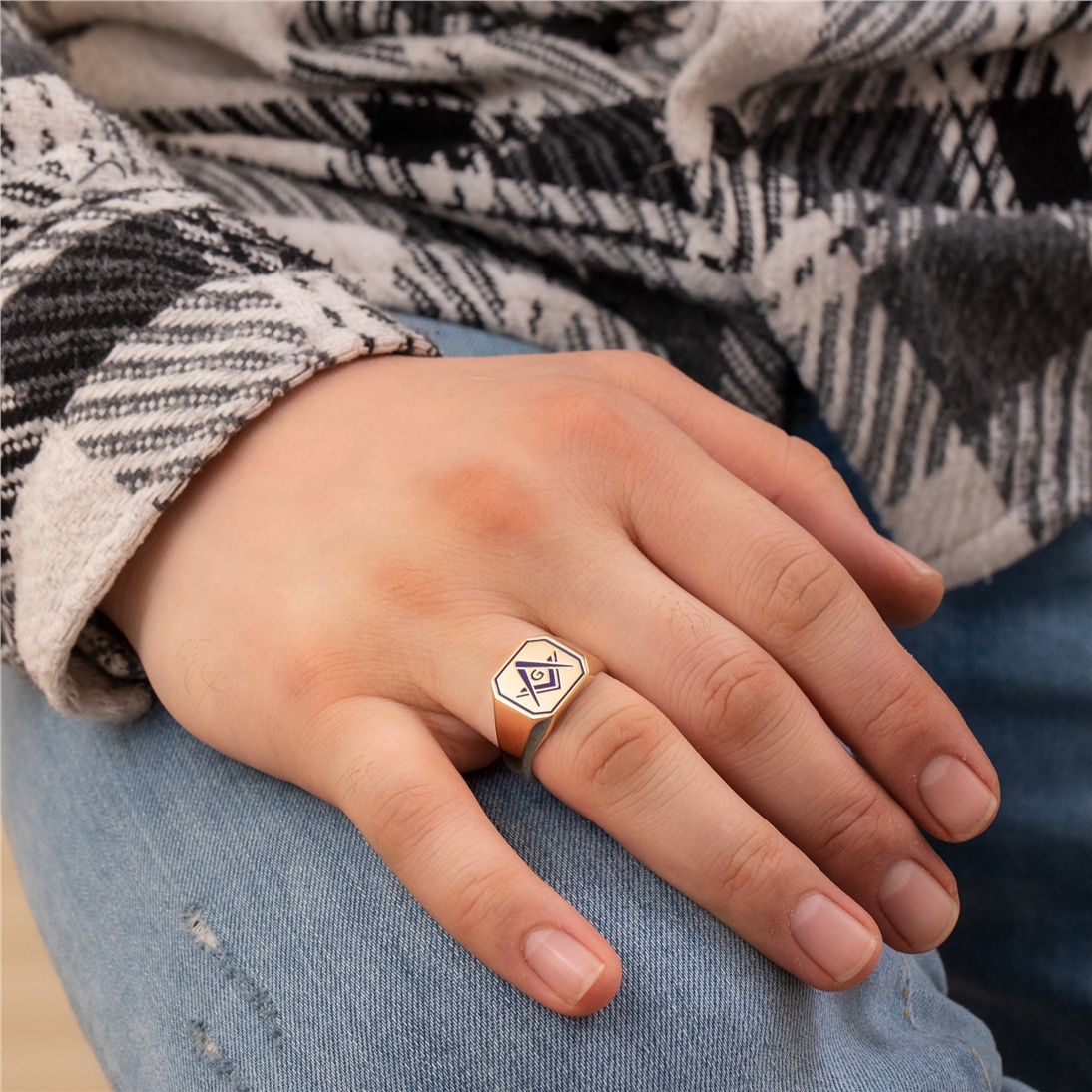 Altın Signet Yüzük