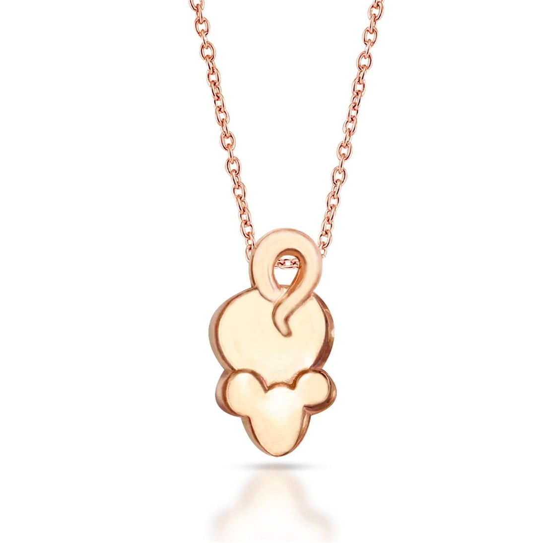 Solid Gold Mouse Necklace